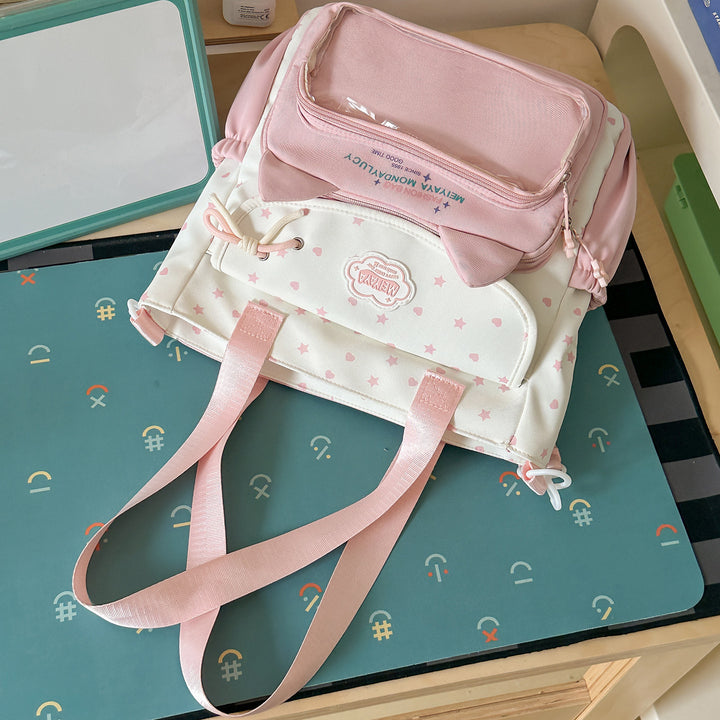 Stylische Wasserfeste Sternmuster Rucksack Karnz