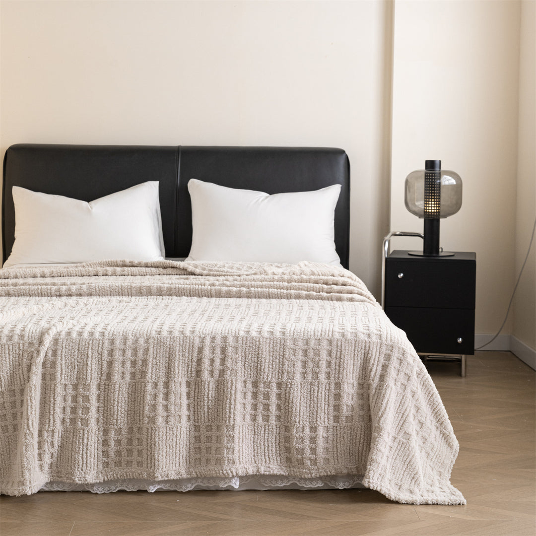 Damen Gemütliche und elegante Plaid-Decke Karnz