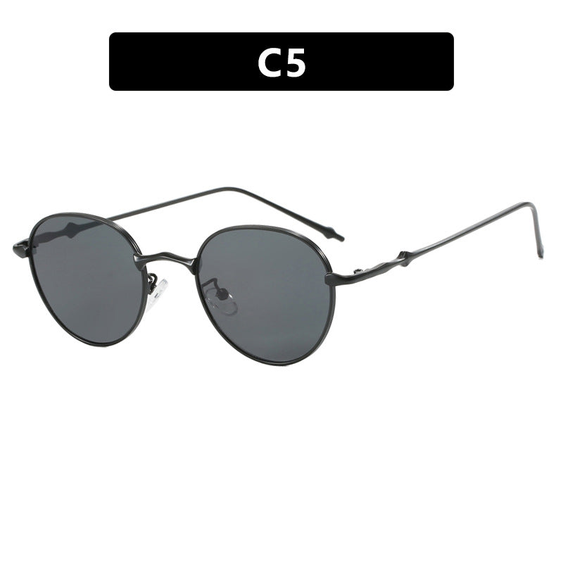 Damen elegante Sonnenbrille im modischen Ovale-Design Karnz