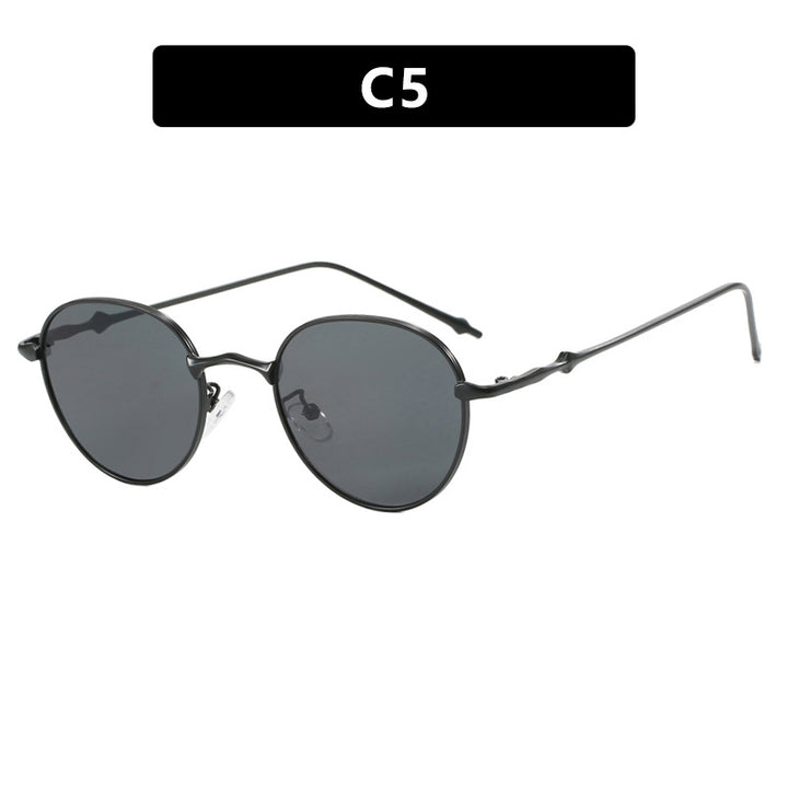 Damen elegante Sonnenbrille im modischen Ovale-Design Karnz