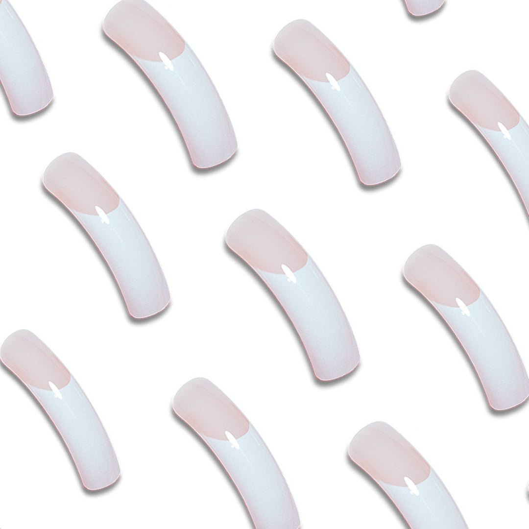 Elegante französische Tipp-Acrylnagelverlängerungen Karnz