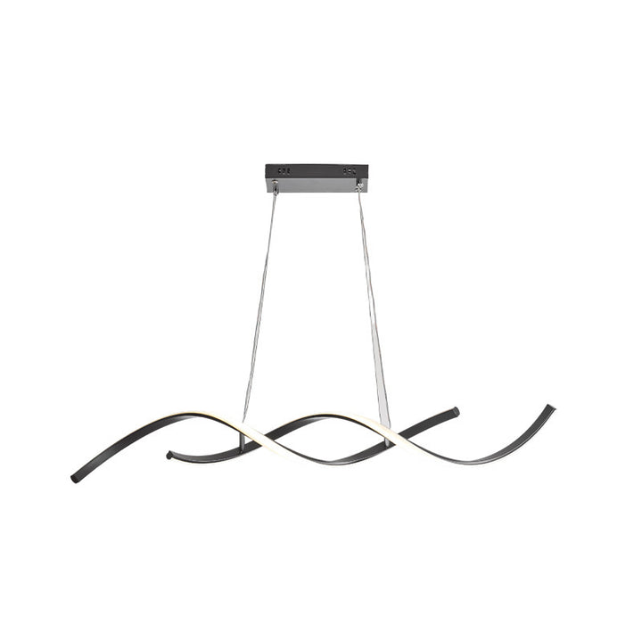 Wellen-inspirierte LED-Pendelleuchte