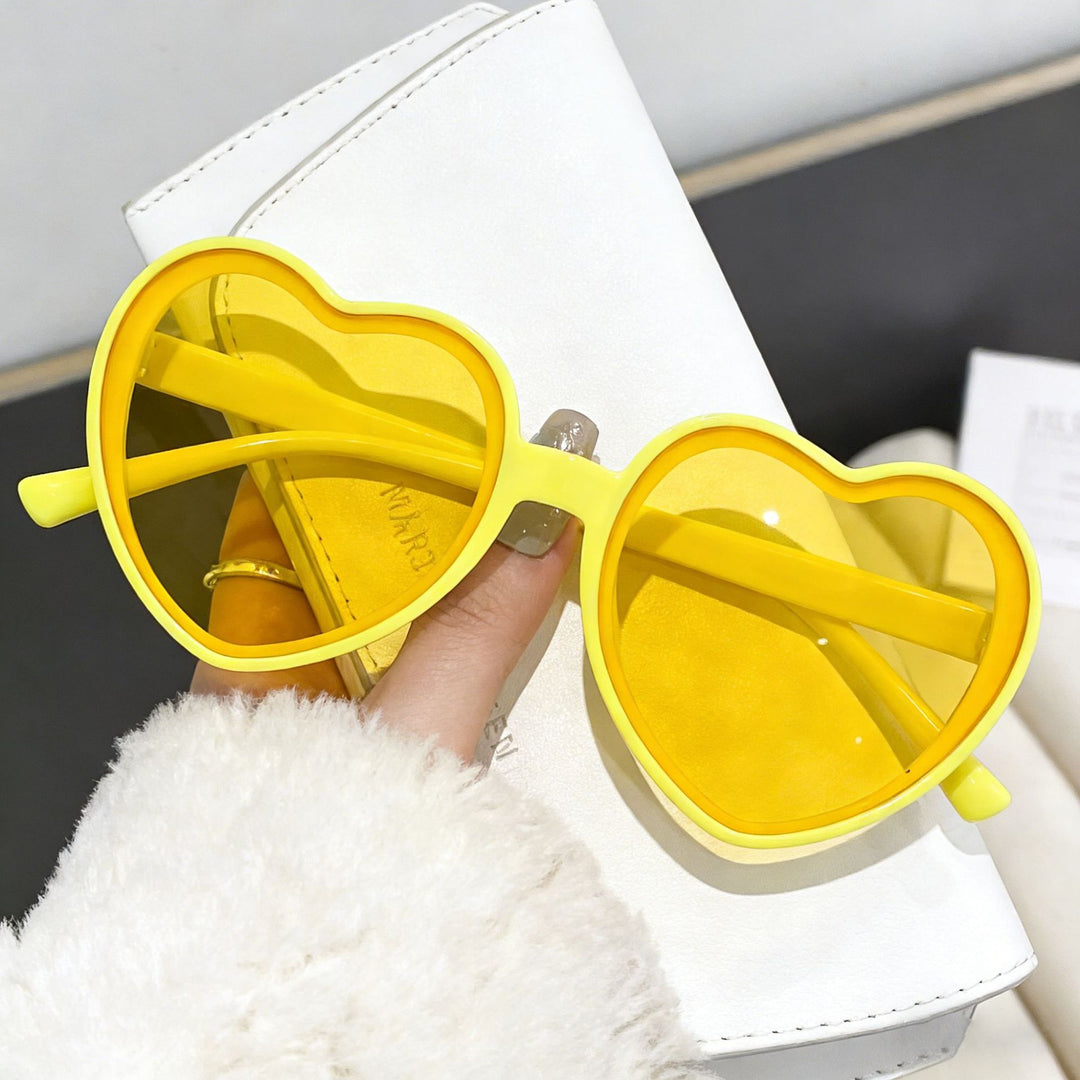 Herzförmige Sonnenbrille Karnz