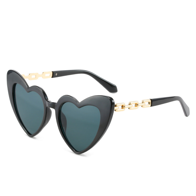 Damen Herzförmige Sonnenbrille Karnz