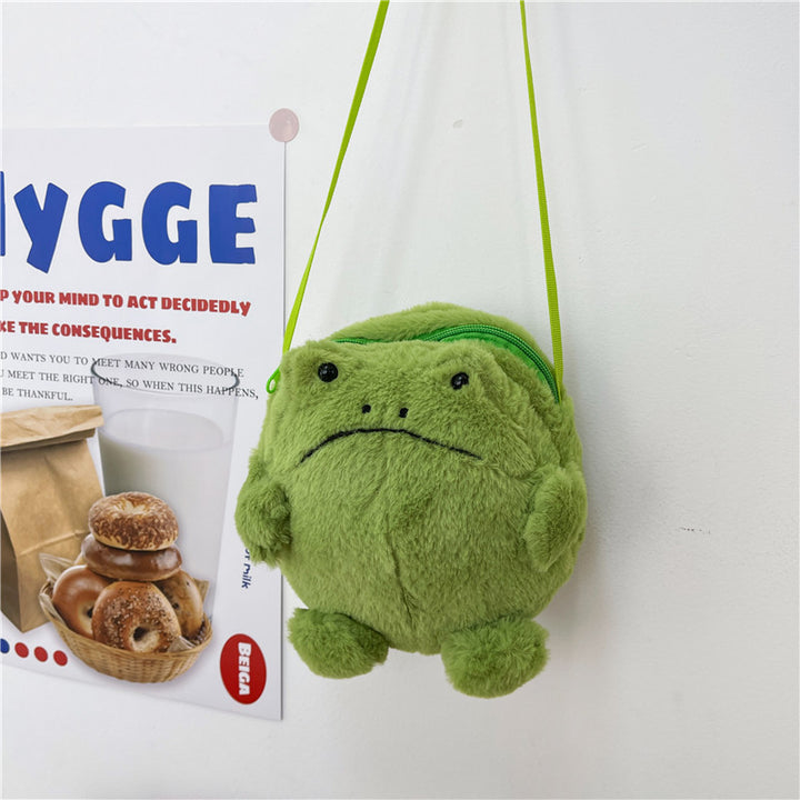 Plüsch-Frosch-Themen Umhängetasche