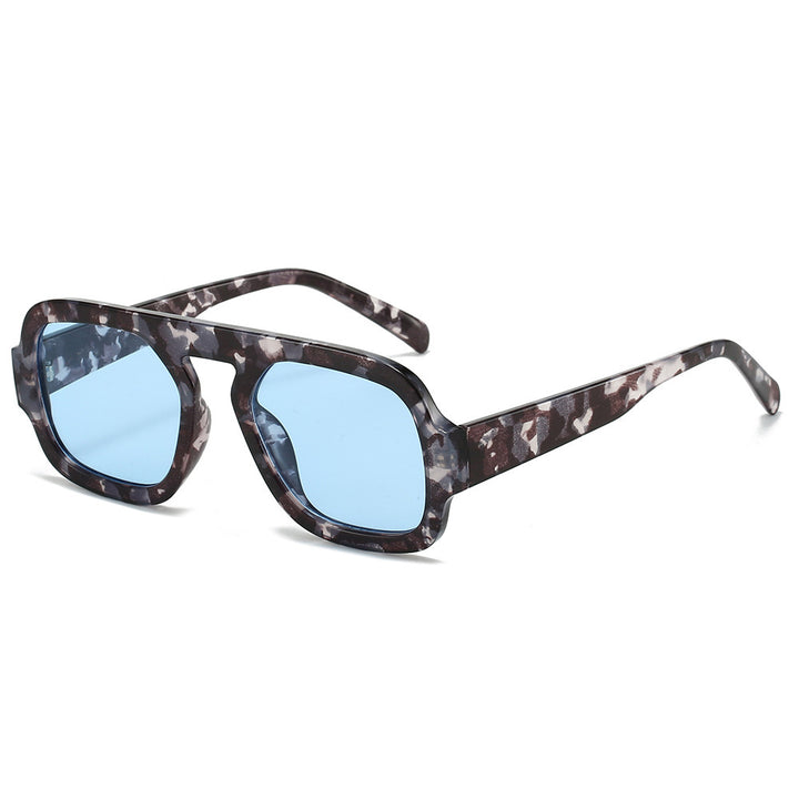 Oversized geometrische Linsen Sonnenbrille Karnz