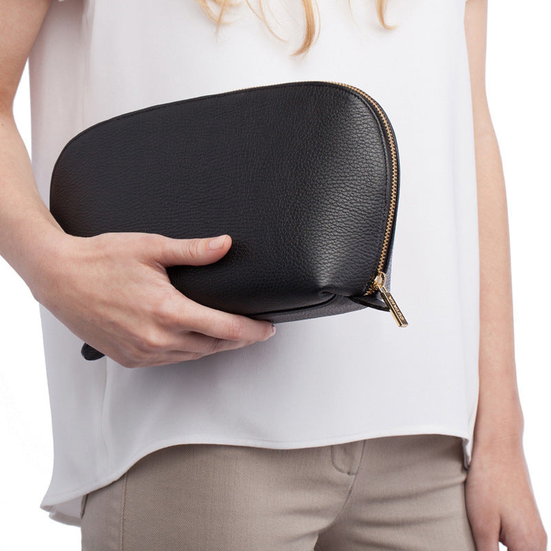 Premium Leder Kosmetiktasche