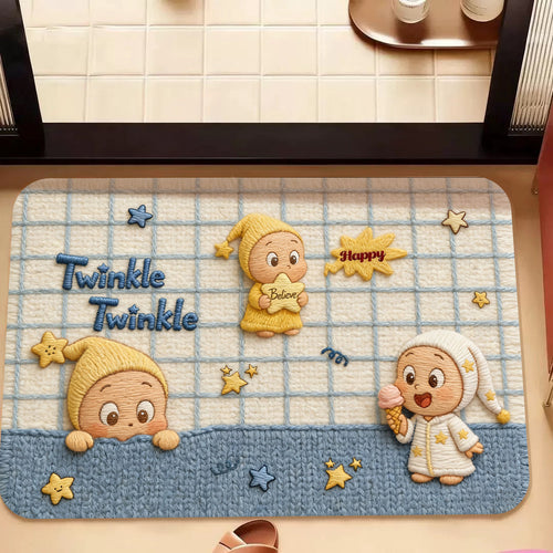Cartoon-Themen Memory Foam Badezimmermatte