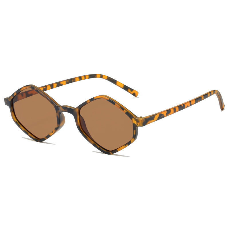 Damen stylische geometrische Sonnenbrille mit elegantem Rahmen Karnz