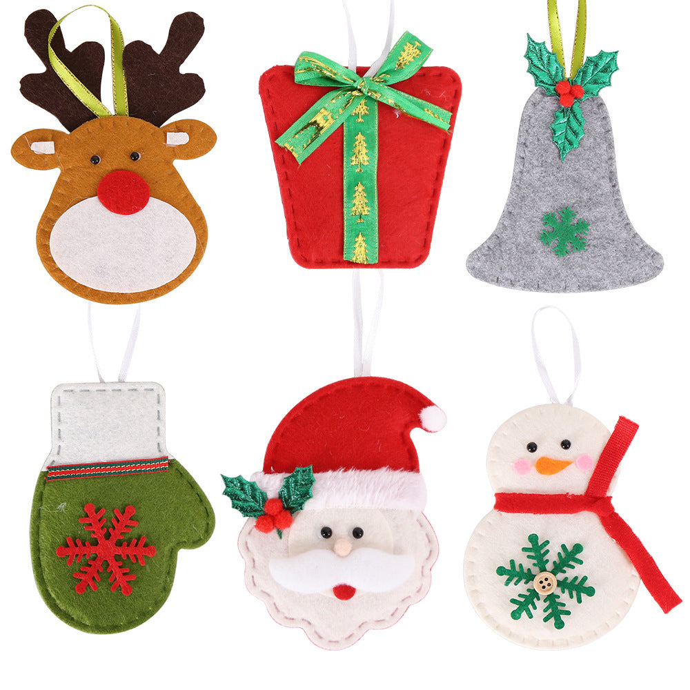 Dekorative Weihnachtsbaumornamente in Rentierform