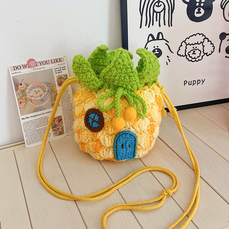 Süße Ananas Häkel Mini Tasche
