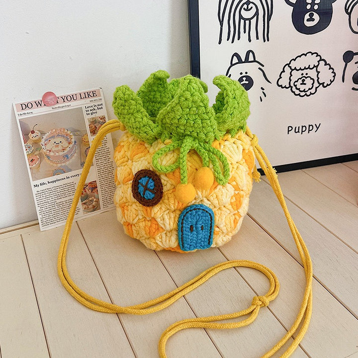 Süße Ananas Häkel Mini Tasche