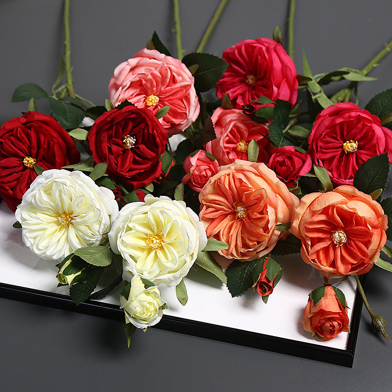 Luxuriöse Seidenrose Blumenarrangement