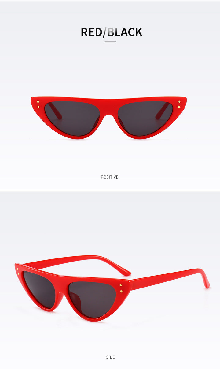 Chic Cat-Eye Sonnenbrille mit erhöhtem Design Karnz