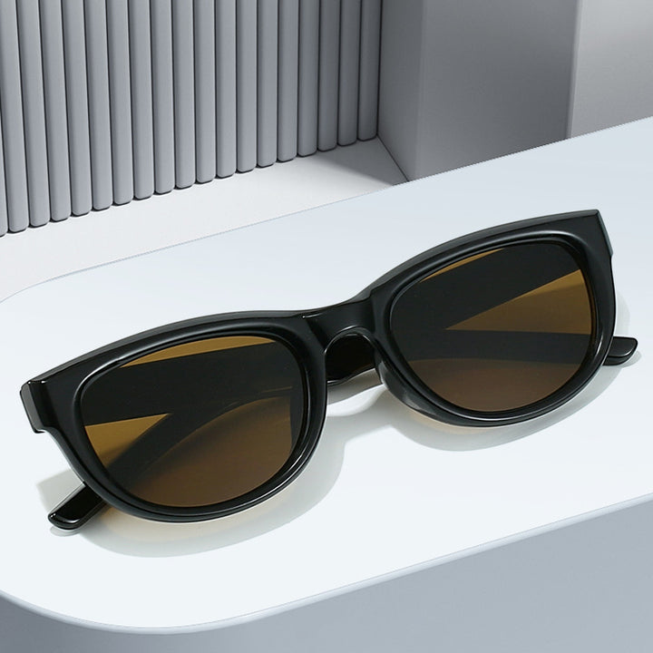 Damen Cat-Eye Sonnenbrille mit robustem Rahmen und UV-Schutz Karnz