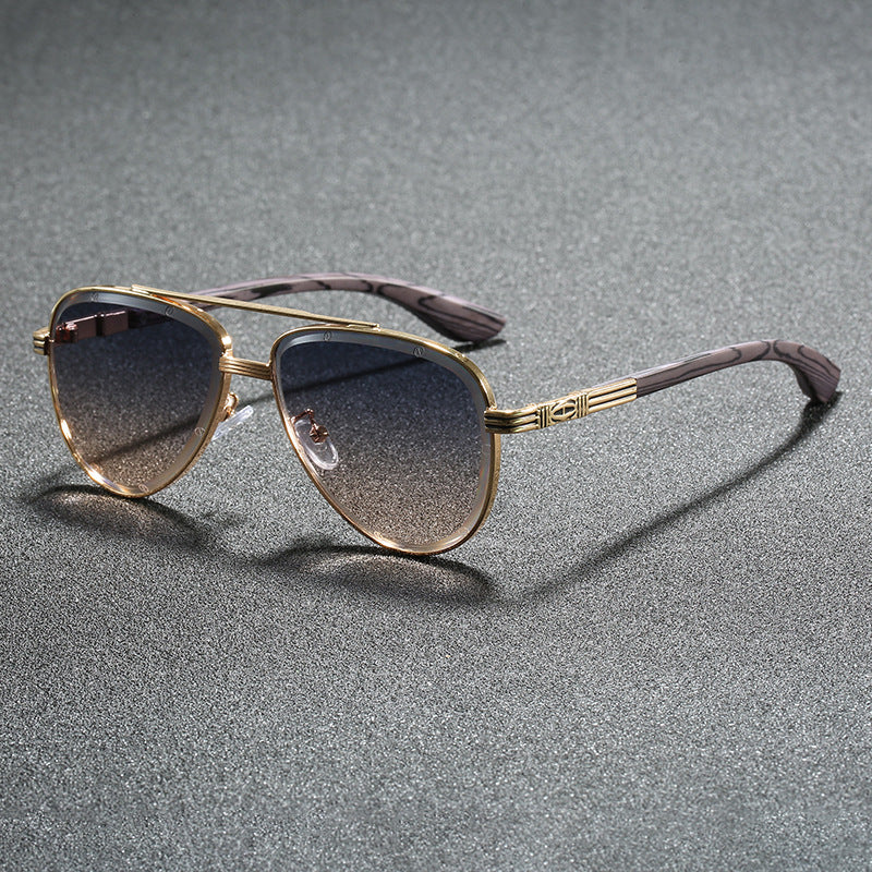 Damen modische Piloten-Sonnenbrille mit ergonomischem Design Karnz