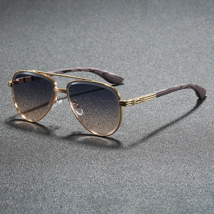Damen modische Piloten-Sonnenbrille mit ergonomischem Design Karnz