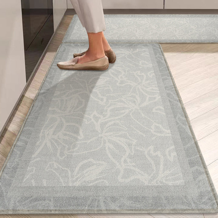 Elegante florale Muster Küchenläufer Matte