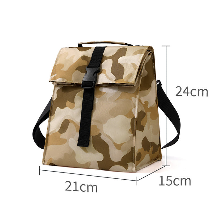 Isolierte Camouflage-Lunch-Tasche Karnz