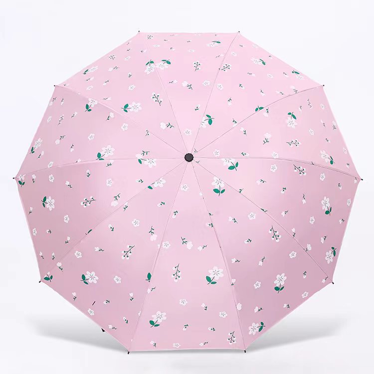 Damen Regenschirm mit floralem Design Karnz
