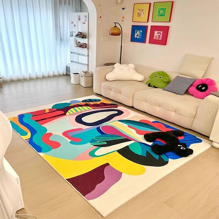 Abstrakte Geometrische Kunst Teppich
