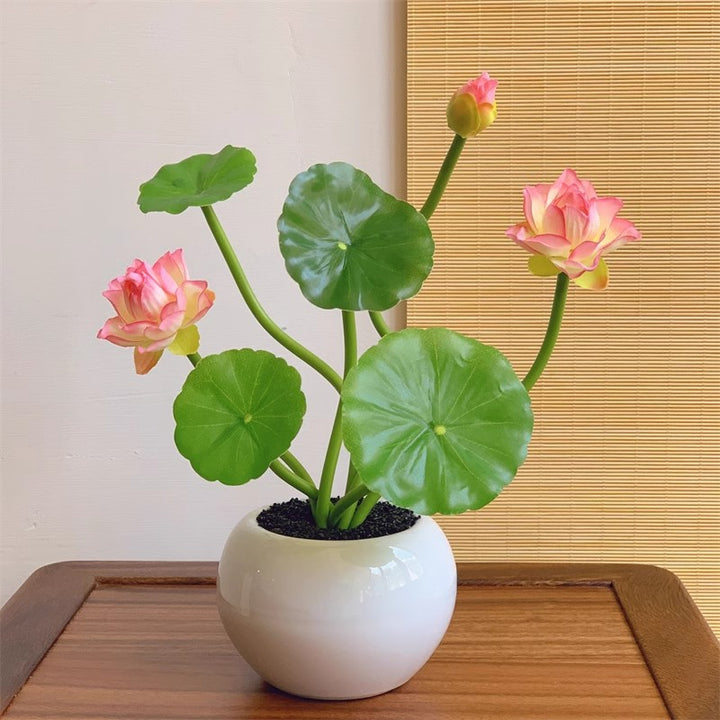 Elegante Lotusblumenarrangement