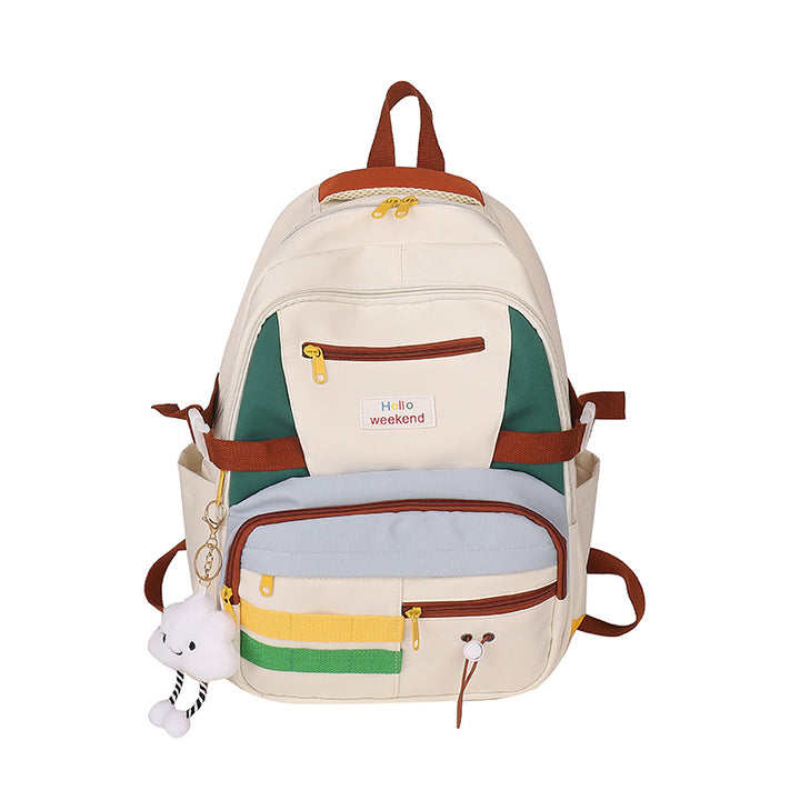 Verspielter Mehrfachtaschen-Rucksack Karnz