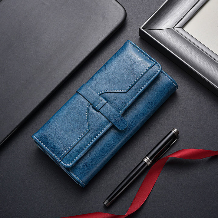 Leder Clutch Geldbörse Karnz