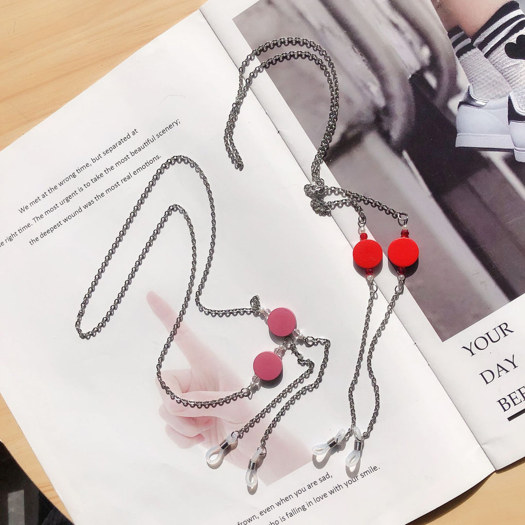 Stylische Dual-Strang Brillenhalterkette Karnz