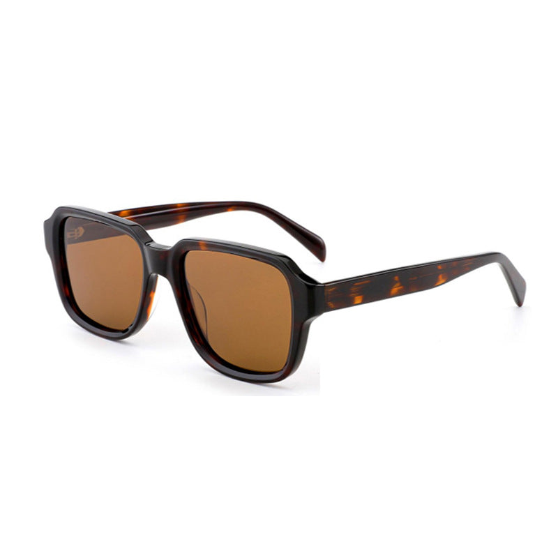 Damen quadratische Sonnenbrille mit modischem Muster Karnz