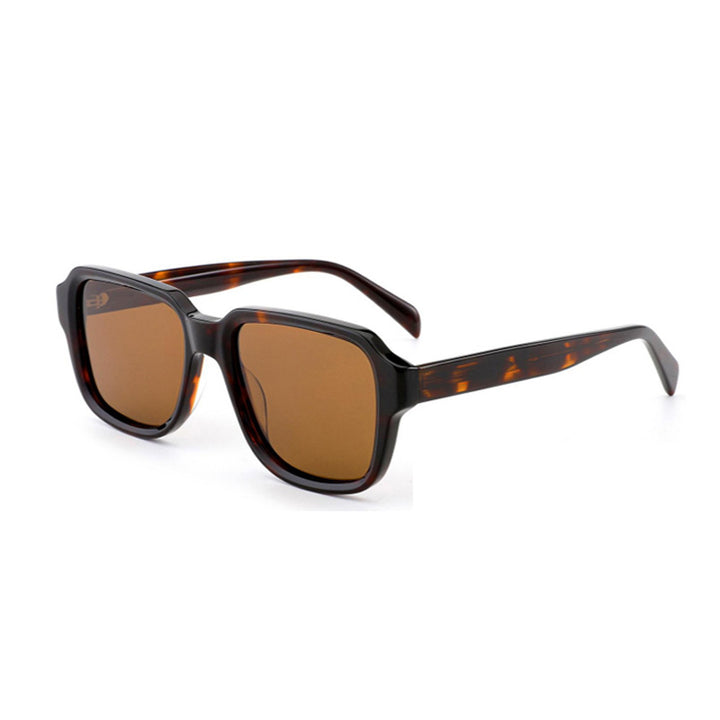 Damen quadratische Sonnenbrille mit modischem Muster Karnz