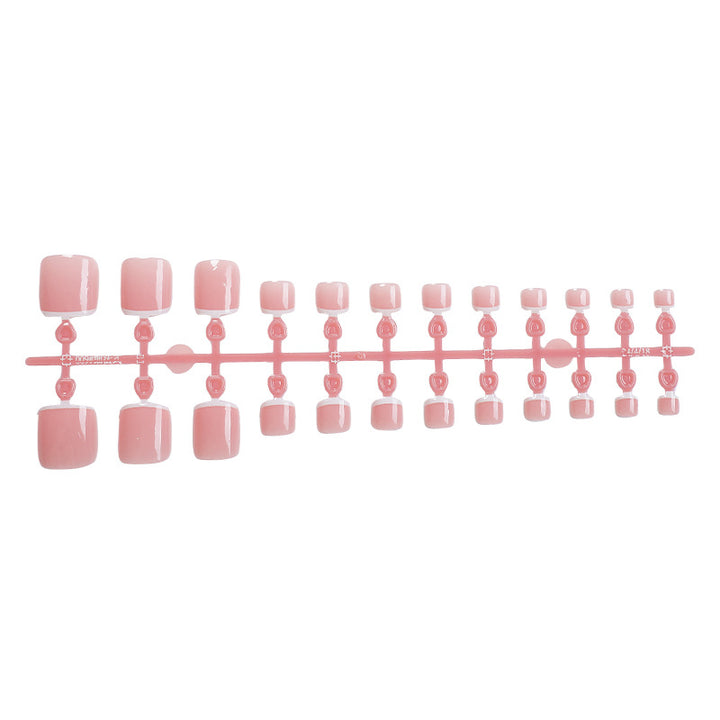 Elegantes Quadrat Press-On Nagel Set Karnz
