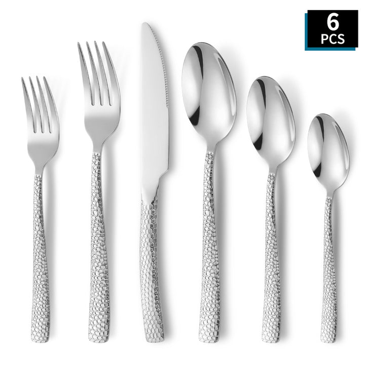 Stilvolles und Farbenfrohes Besteckset Aus Edelstahl Karnz