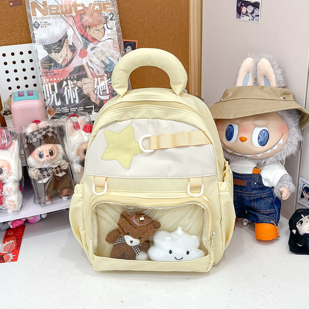 Süßer mit Sternen verzierten Mini-Rucksack Karnz