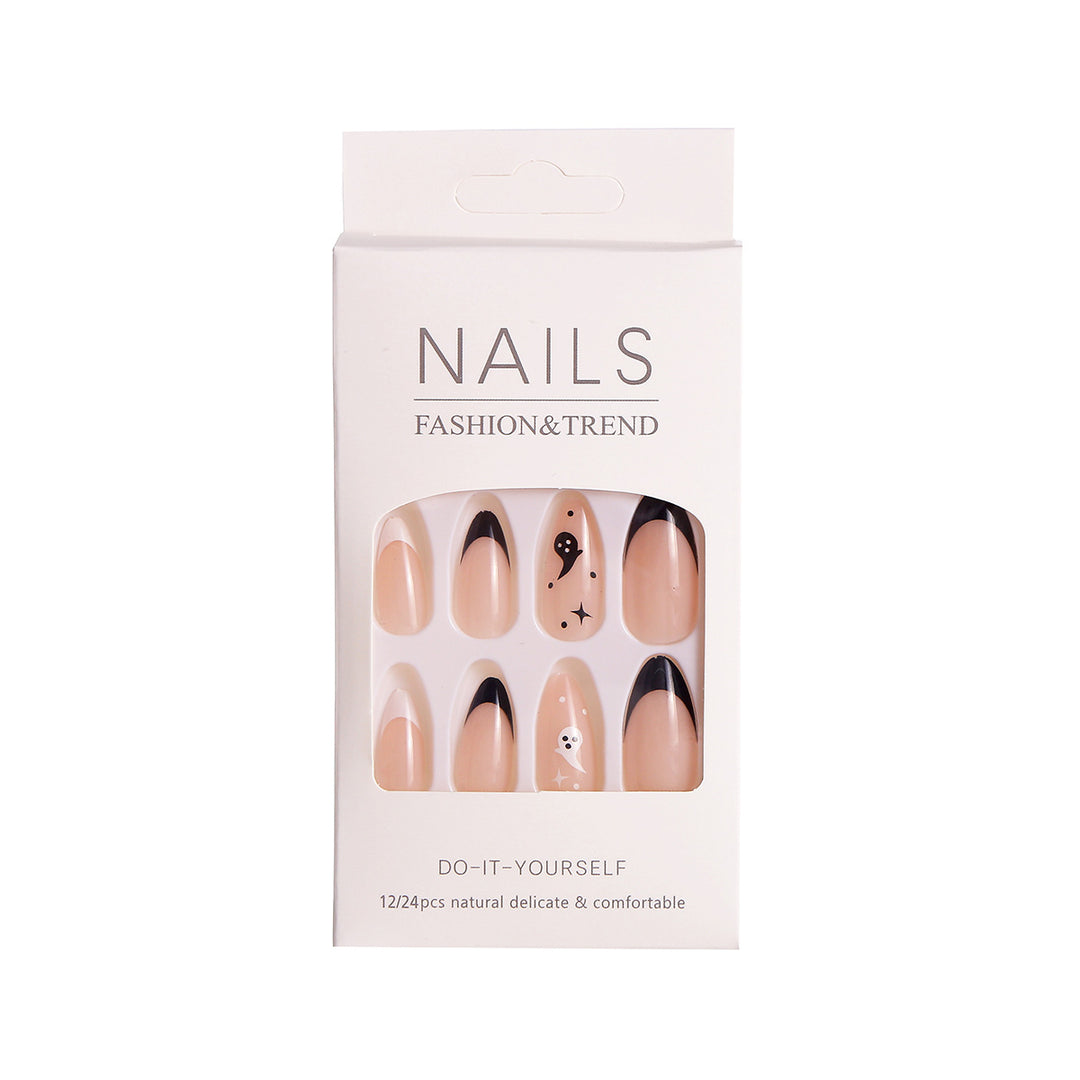 Kreatives Halloween-Themen Press-On Nagelset Karnz