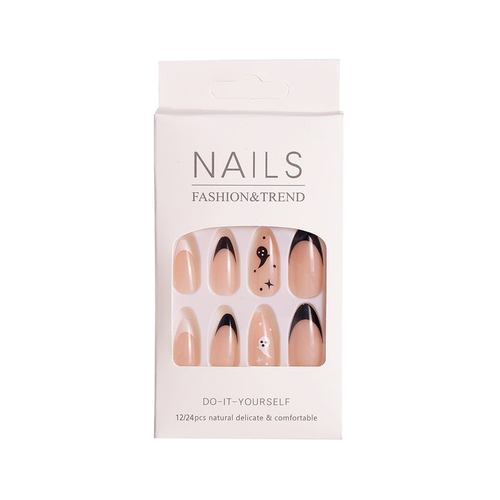 Kreatives Halloween-Themen Press-On Nagelset Karnz