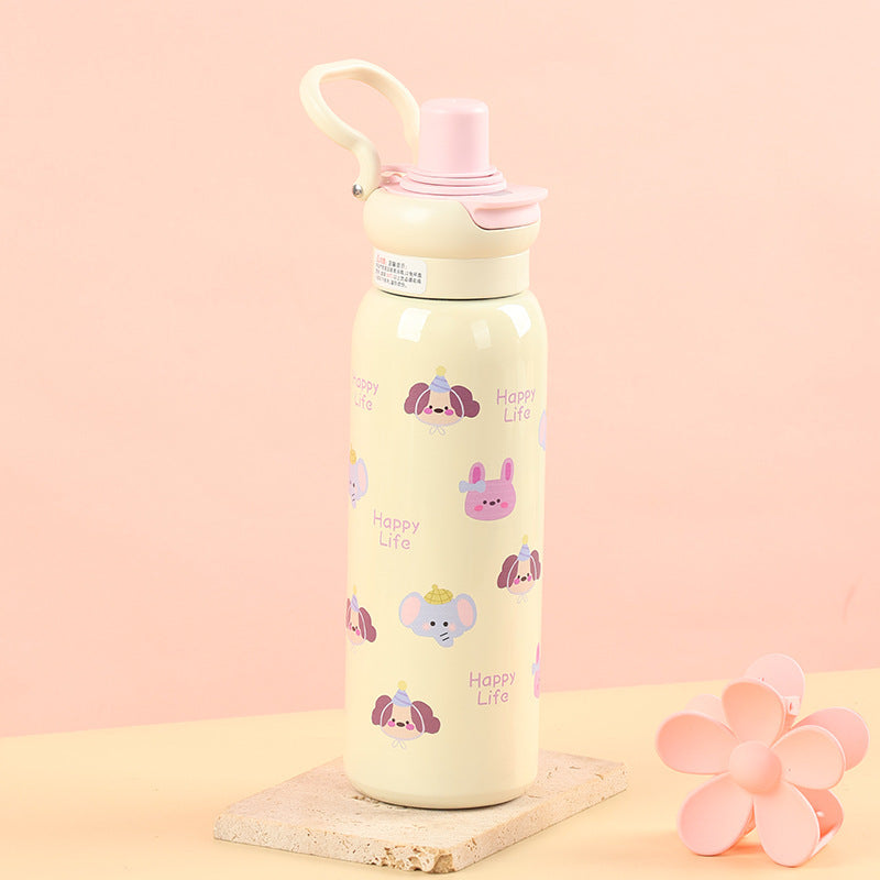 Damen Kinderfreundliche Edelstahl-Trinkflasche Karnz