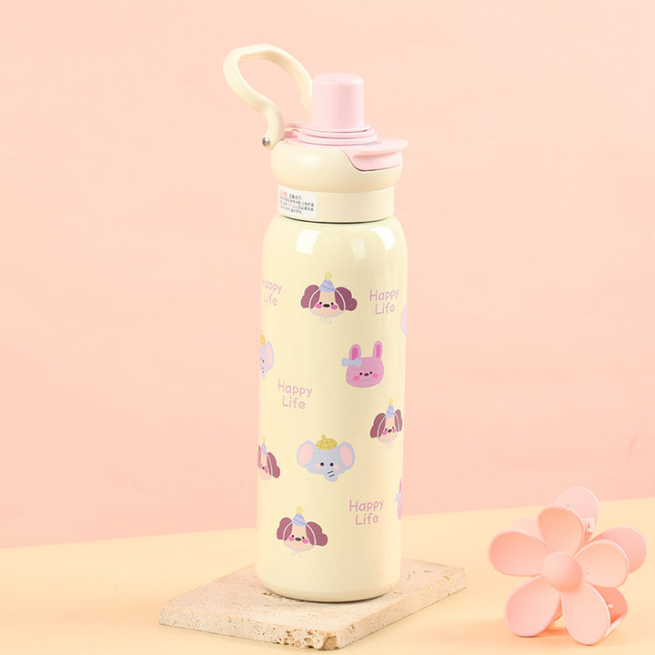 Damen Kinderfreundliche Edelstahl-Trinkflasche Karnz