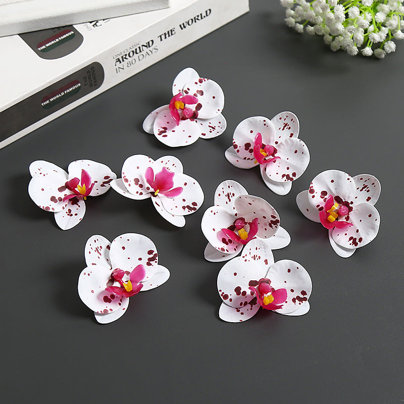Künstliche Orchideenblütenakzente für die Wohnkultur
