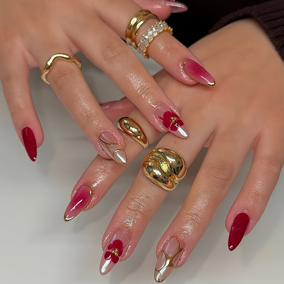 Glamouröse Stiletto-Nagelerweiterungen Karnz