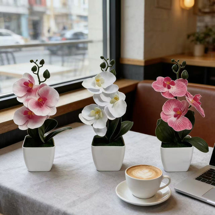 Realistische Künstliche Orchideenarrangement