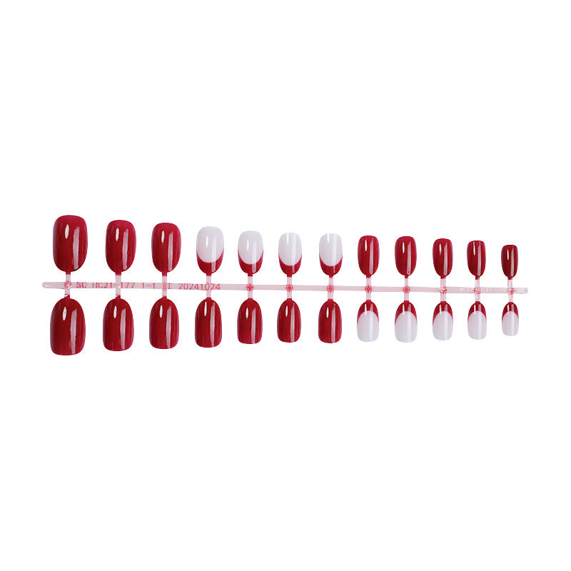 Premium Glänzendes Press-On Nagelkunstset Karnz