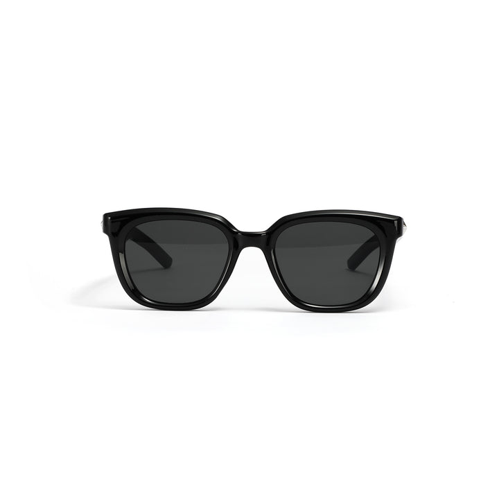 Damen modische transparente Sonnenbrille mit schmalem Rahmen und UV-Schutz Karnz