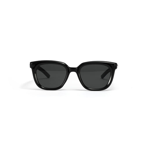 Damen modische transparente Sonnenbrille mit schmalem Rahmen und UV-Schutz Karnz