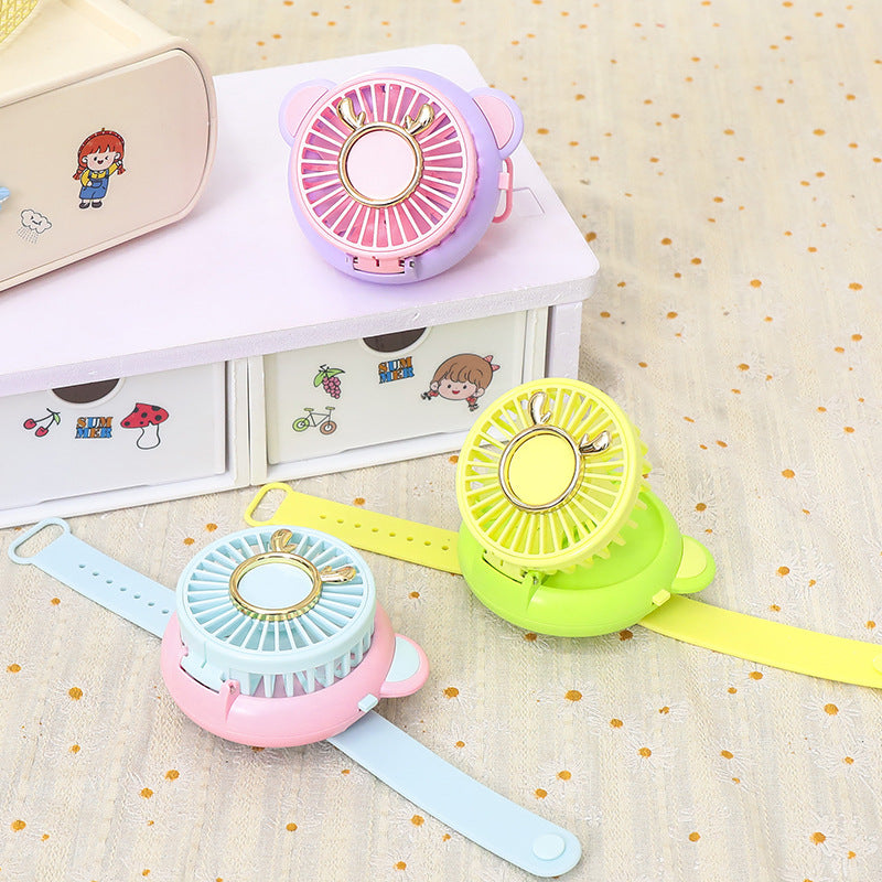 Unisex Tragbarer Handventilator mit kreativem Tierdesign Karnz