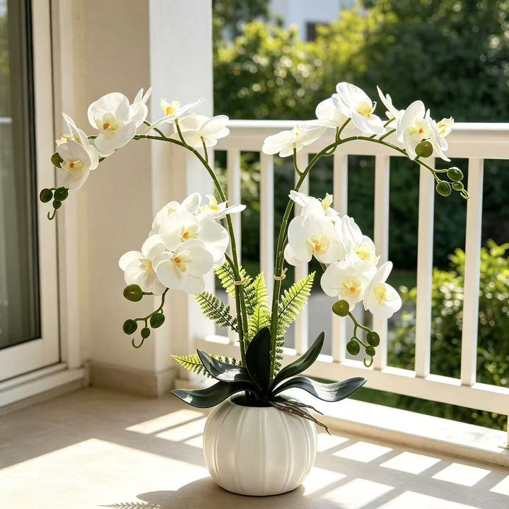 Elegante Künstliche Orchideenarrangement 1790480671 für Wohnkultur