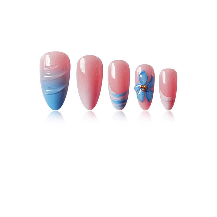 Künstlerische ocean-themed Nagelkunst Extensions Karnz