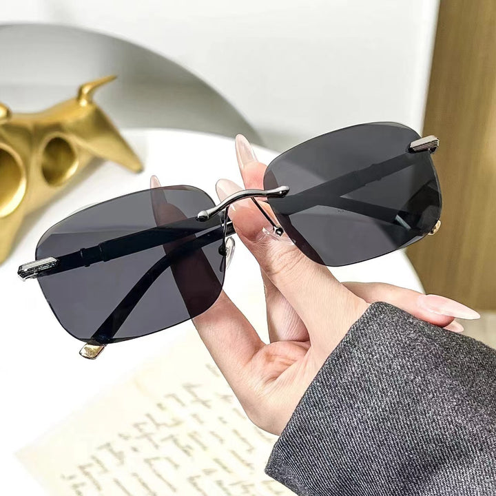 Elegante Moderne Geometrische Sonnenbrille Karnz
