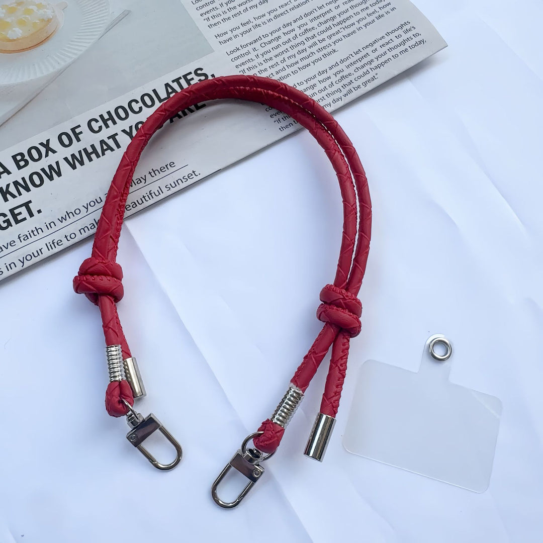 Premium Leder Lanyard Strap Karnz