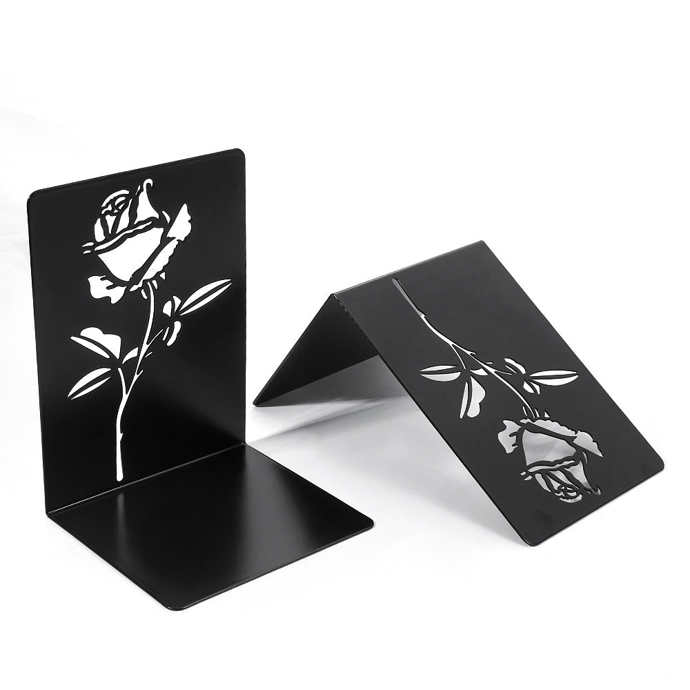 Dekorative florale Metallbuchstützen